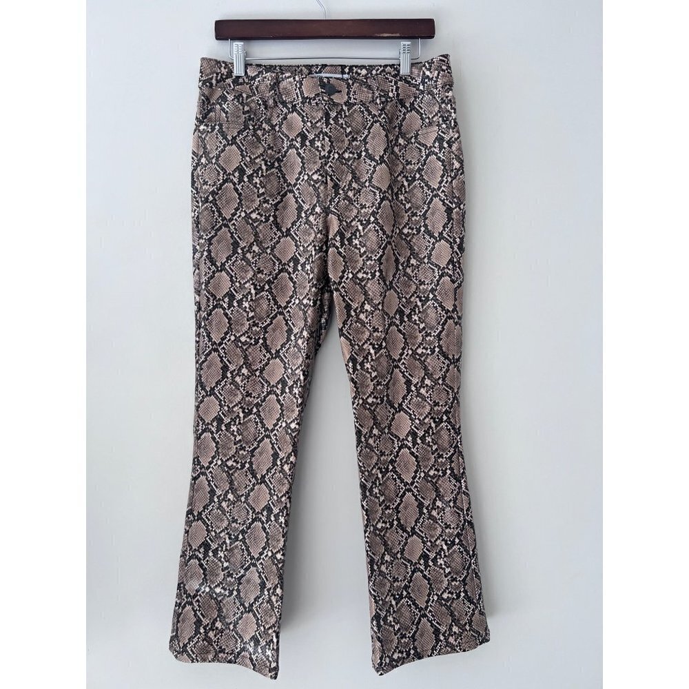 Zara Python Pants Animal Print Size 8 Nwt - image 2